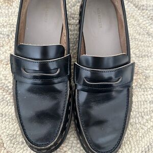 All Saints Sofie Leather Loafers